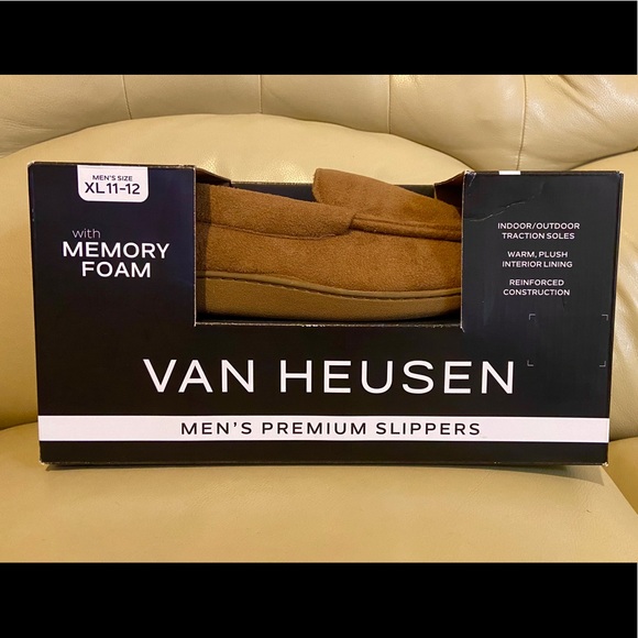 van heusen mens slippers